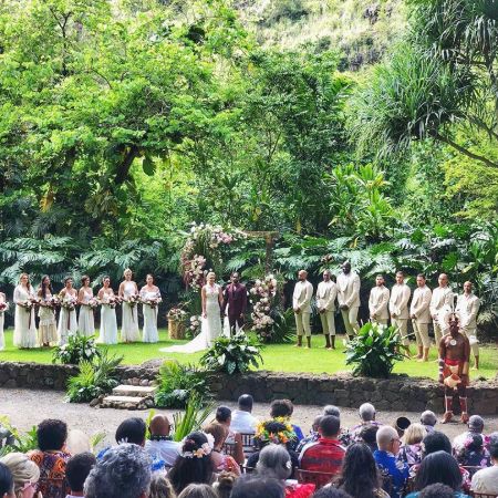 Alyssa and Patty in their wedding dress